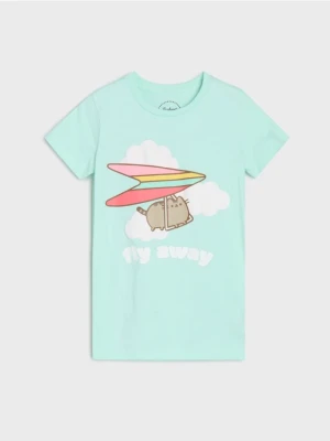 Sinsay - Koszula nocna Pusheen the Cat - zielony