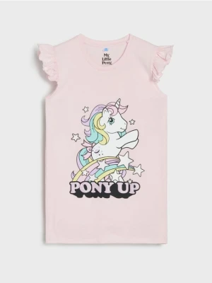 Sinsay - Koszula nocna z ozdobnymi falbanami My Little Pony - różowy