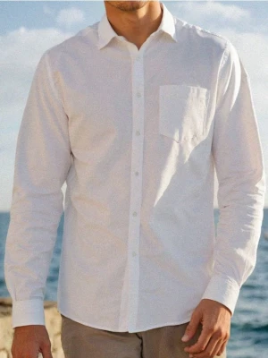 Sinsay - Koszula regular fit - biały