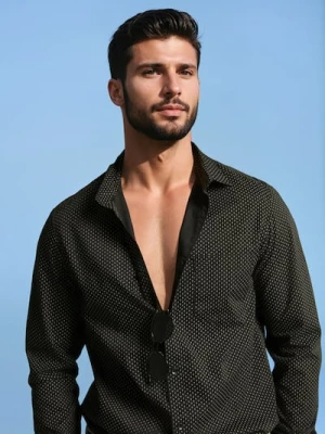 Sinsay - Koszula regular fit - czarny