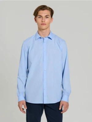 Sinsay - Koszula slim fit - błękitny