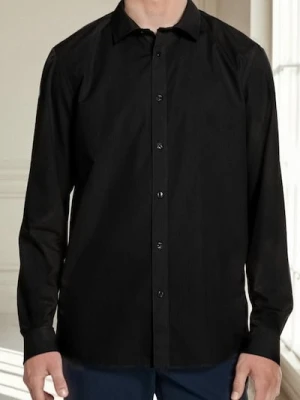 Sinsay - Koszula slim fit - czarny