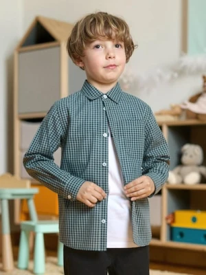 Sinsay - Koszula w kratę - green spruce