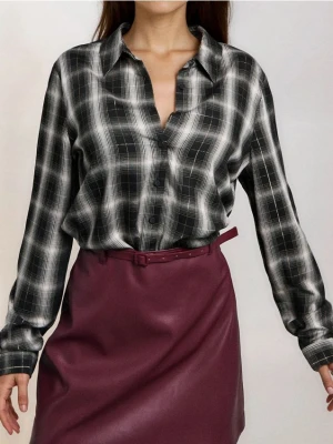 Sinsay - Koszula w kratę - wielobarwny