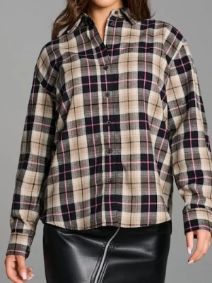 Sinsay - Koszula w kratę - wielobarwny