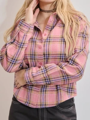 Sinsay - Koszula w kratę - wielobarwny