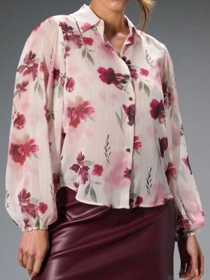 Sinsay - Koszula w kwiaty - wielobarwny