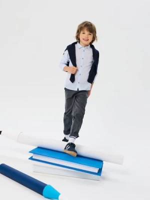 Sinsay - Koszula w paski - niebieski