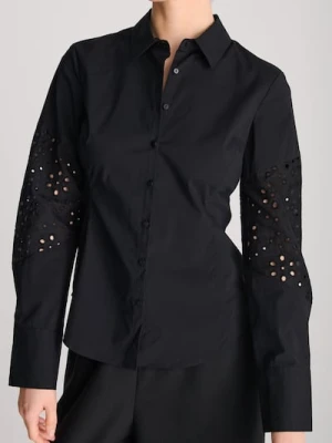 Zdjęcie produktu Sinsay - Koszula z ażurową wstawką - czarny