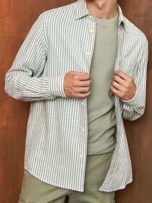 Sinsay - Koszula z długim rękawem - szary