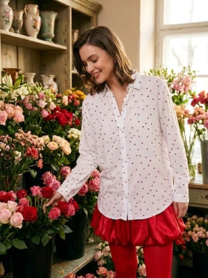 Sinsay - Koszula z długim rękawem w serca - Inny