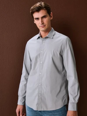 Sinsay - Koszula z długim rękawem we wzory - szary