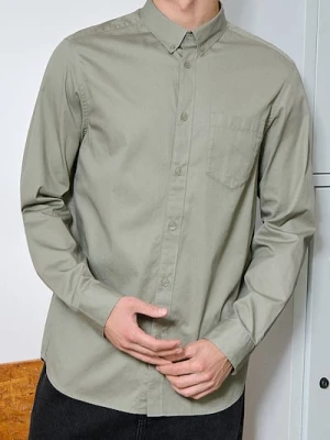 Sinsay - Koszula z długim rękawem - zielony