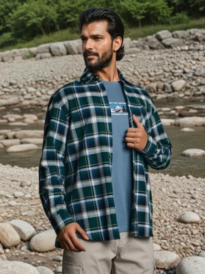 Sinsay - Koszula z długim rękawem - zielony