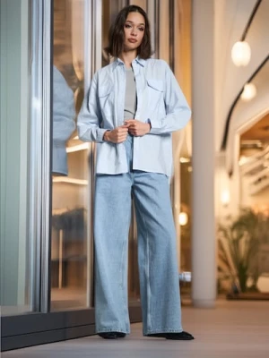 Sinsay - Koszula z kieszeniami - wielobarwny