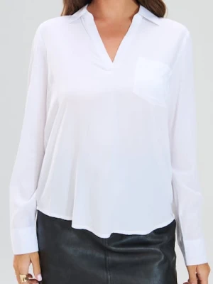 Sinsay - Koszula z kołnierzykiem - biały