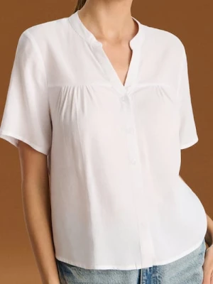 Sinsay - Koszula z krótkim rękawem - biały