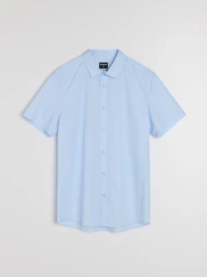 Sinsay - Koszula z krótkim rękawem - błękitny