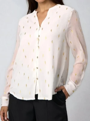 Sinsay - Koszula z metalicznym wzorem - wielobarwny