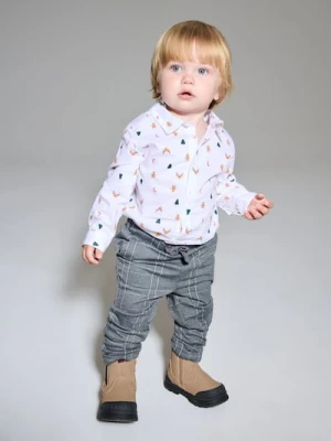 Sinsay - Koszula z motywem świątecznym - biały