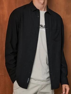 Sinsay - Koszula z wiskozą - czarny