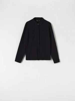 Sinsay - Koszula z wiskozy - czarny