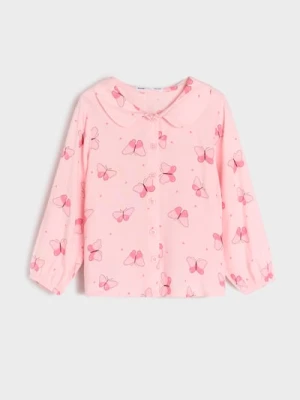 Sinsay - Koszula z wiskozy - różowy