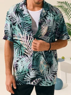 Sinsay - Koszula z wiskozy - zielony