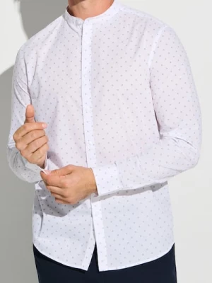 Sinsay - Koszula ze wzorem - biały