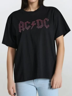Sinsay - Koszulka AC/DC - czarny