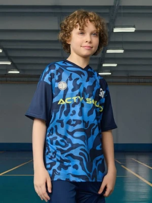 Sinsay - Koszulka Active - granatowy