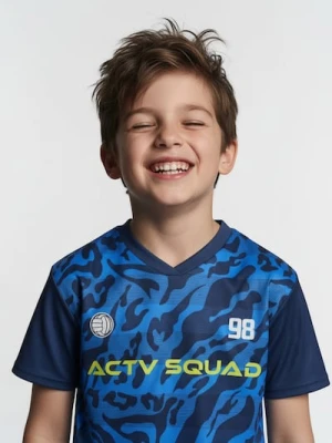 Sinsay - Koszulka Active - granatowy