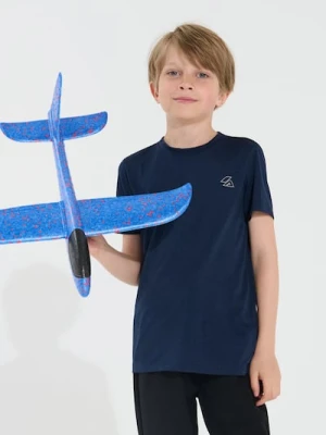 Sinsay - Koszulka Active - granatowy