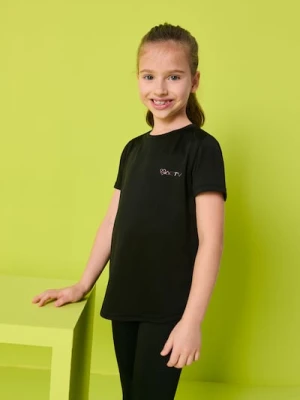 Sinsay - Koszulka sportowa z szybkoschnącej tkaniny Active - czarny