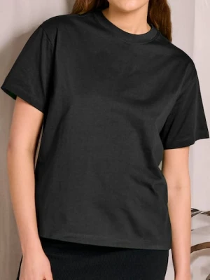 Sinsay - Koszulka basic - czarny