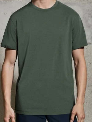 Sinsay - Koszulka basic - zielony