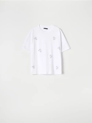 Sinsay - Koszulka - biały