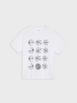 Sinsay - Koszulka - biały