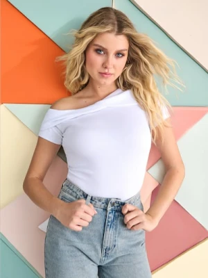 Sinsay - Koszulka - biały