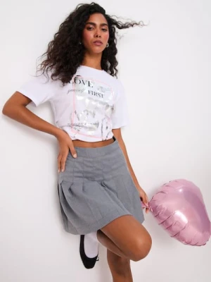 Sinsay - Koszulka - biały