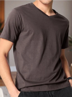 Sinsay - Koszulka - brązowy