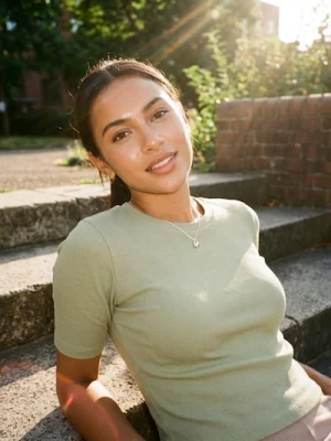 Sinsay - Koszulka - brązowy