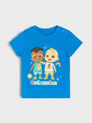 Sinsay - Koszulka CoComelon - niebieski