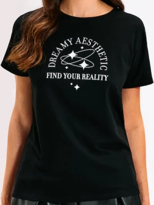 Sinsay - Koszulka - czarny