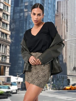 Sinsay - Koszulka - czarny