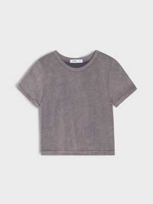 Sinsay - Koszulka - czarny