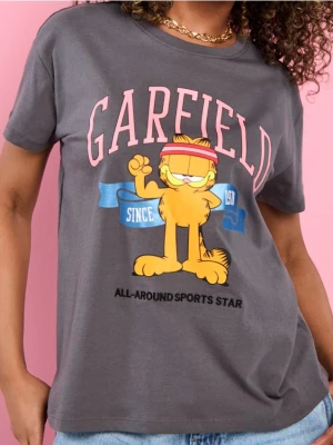 Sinsay - Koszulka Garfield - szary