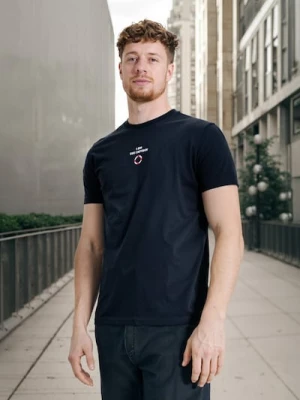 Sinsay - Koszulka - granatowy