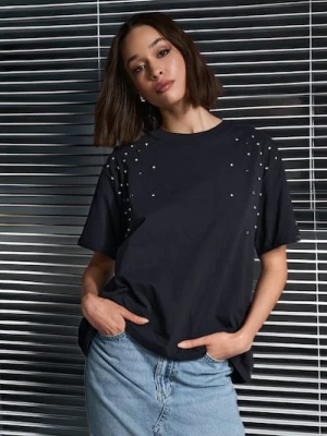 Zdjęcie produktu Sinsay - Koszulka - granatowy