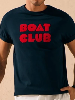 Sinsay - Koszulka - granatowy